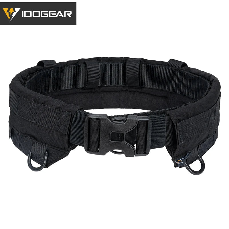Inner And Outer Adjustable Combat Belt Black Tactical Belt