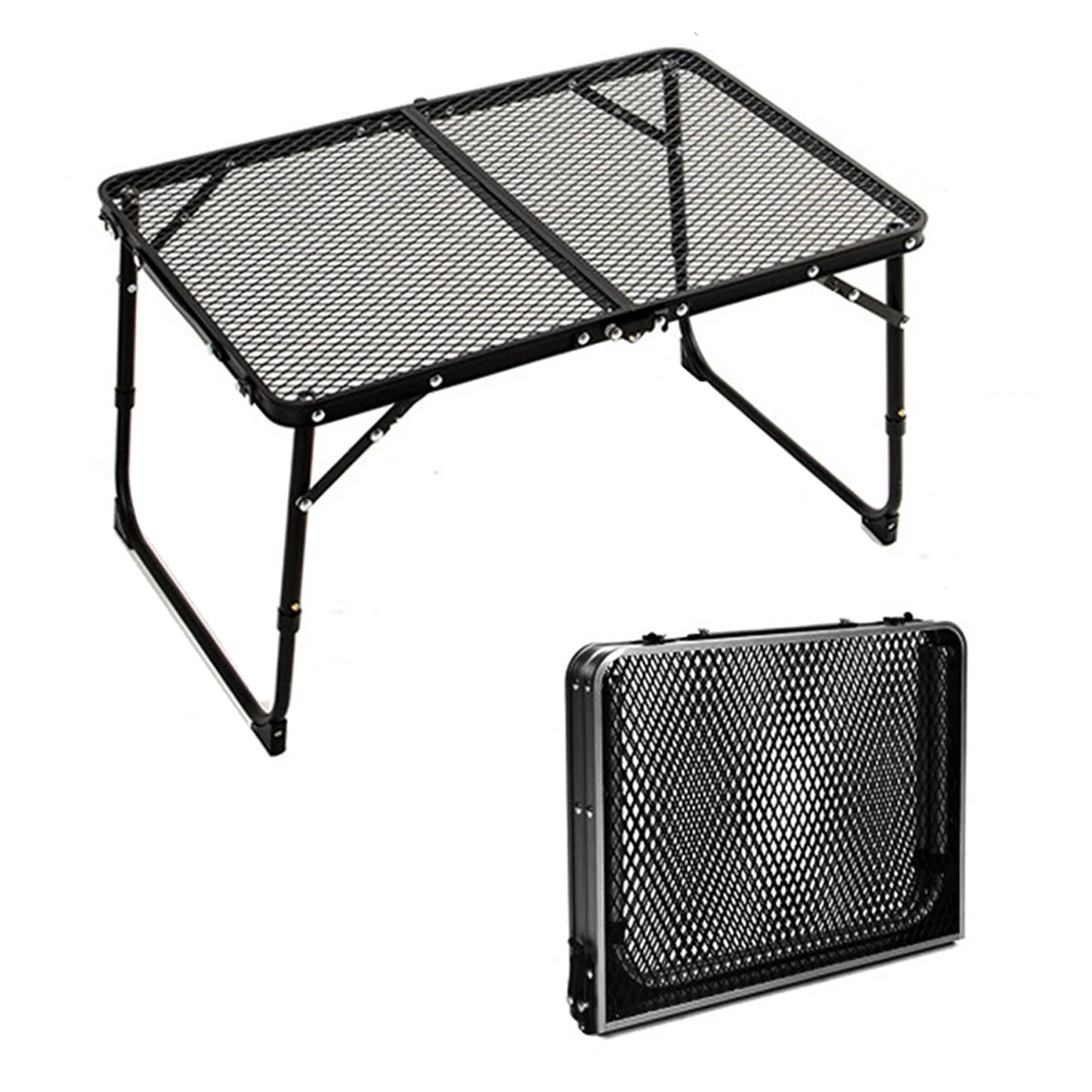 Iron Mesh Folding Table - Durable & Portable Outdoor Gear B No bag Table