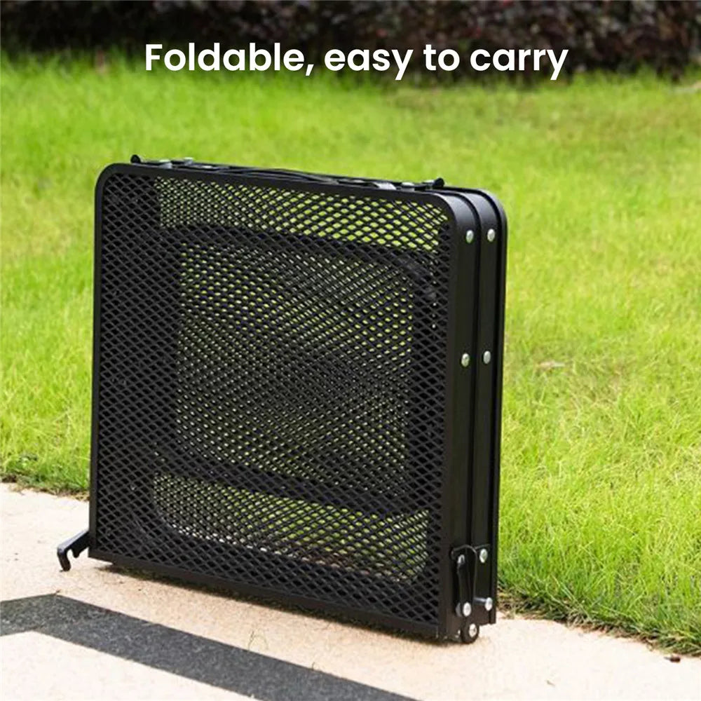 Iron Mesh Folding Table - Durable & Portable Outdoor Gear Table