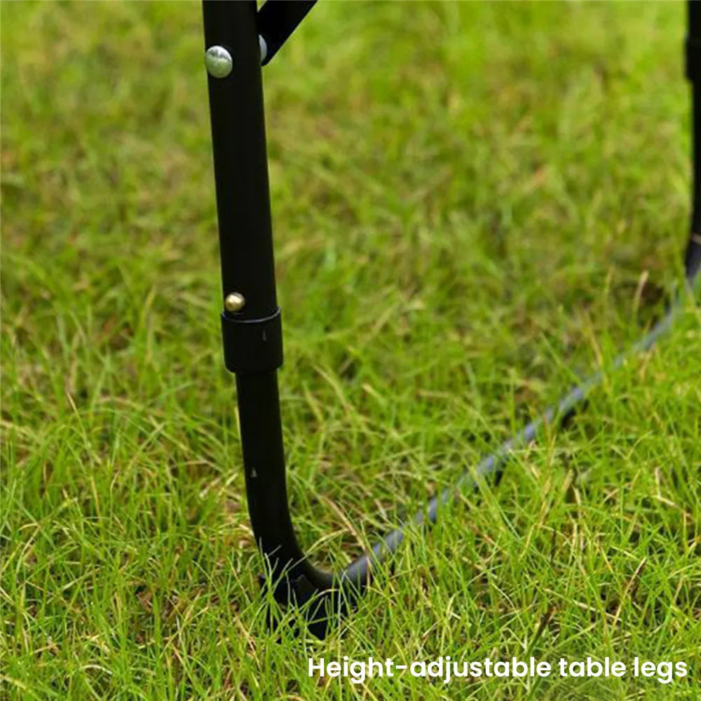 Iron Mesh Folding Table - Durable & Portable Outdoor Gear Table