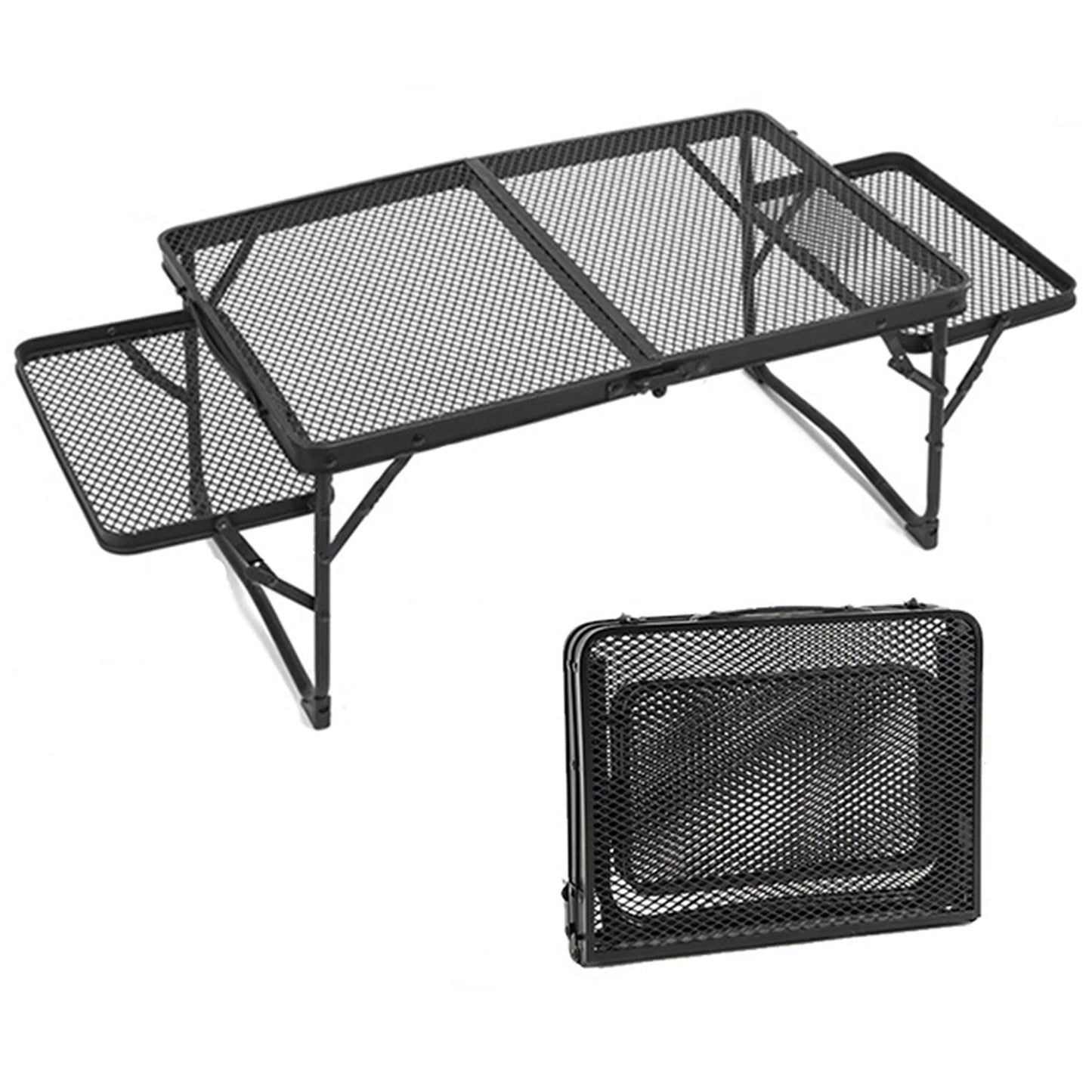 Iron Mesh Folding Table - Durable & Portable Outdoor Gear A No bag Table