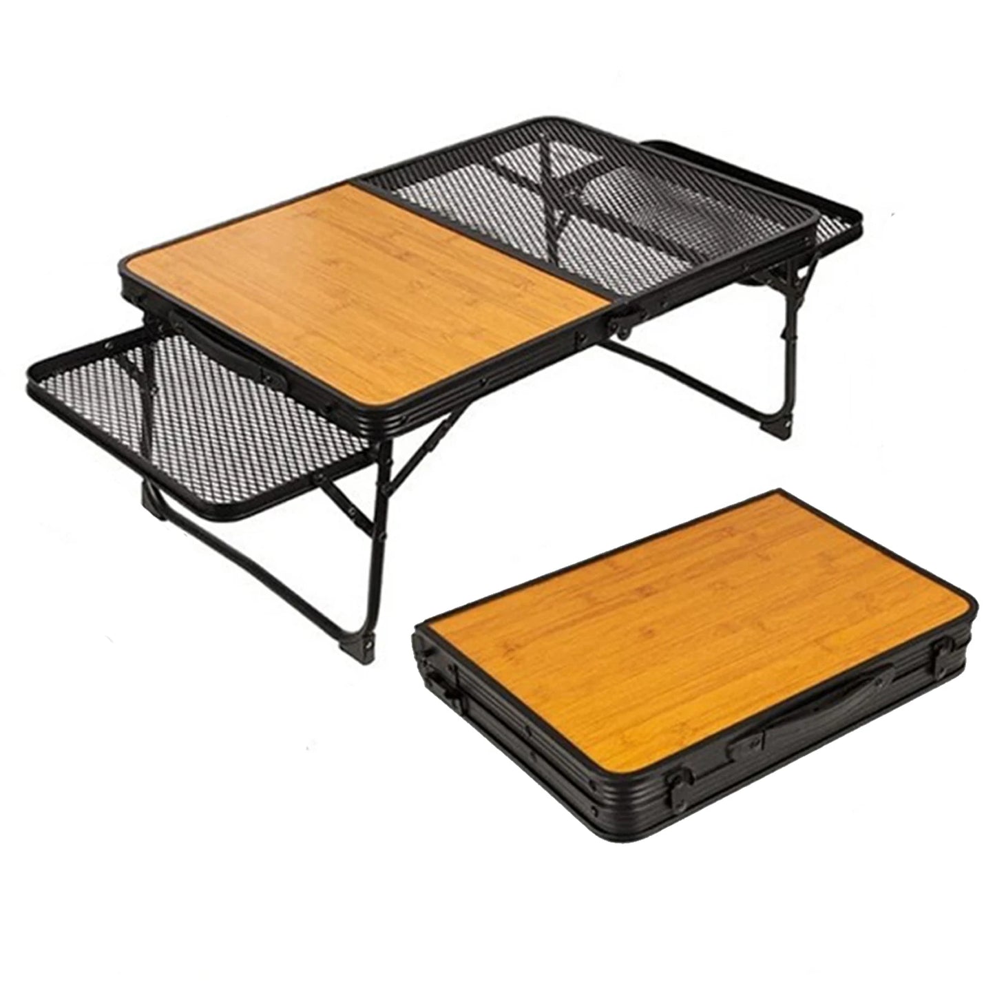 Iron Mesh Folding Table - Durable & Portable Outdoor Gear C No bag Table