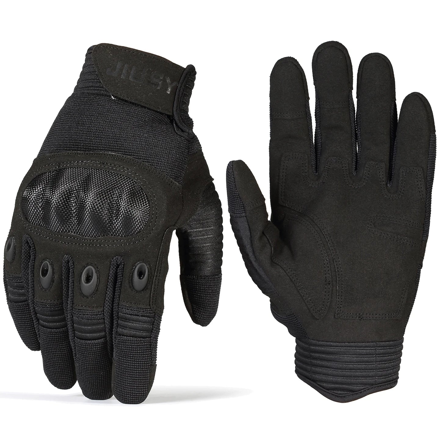 Military Gloves With Touchscreen Ability - Durable Tactical Gear Black Gloves