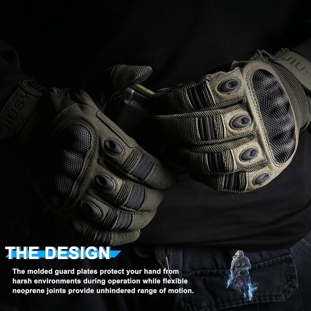 Military Gloves With Touchscreen Ability - Durable Tactical Gear Gloves