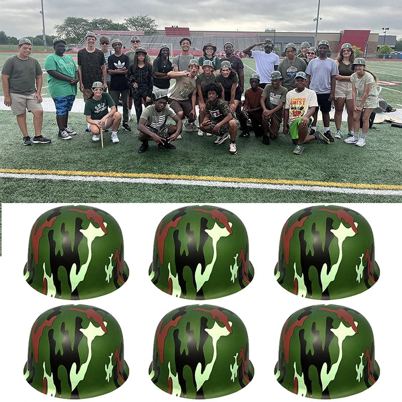 Kids Army Helmets - Camouflage Toy Set For Playtime 10-50 Pack Toys