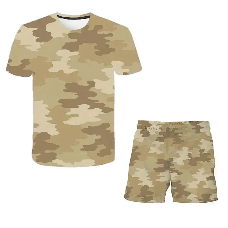Kids Camouflage Clothing Set for Outdoor Adventures 22035 Kids boys