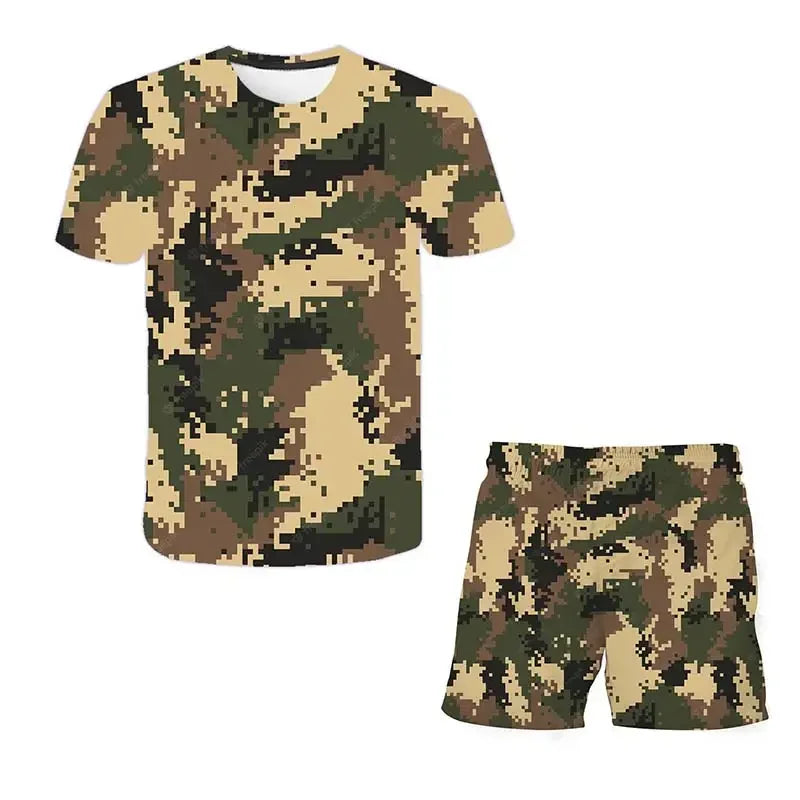 Kids Camouflage Clothing Set for Outdoor Adventures 22028 Kids boys