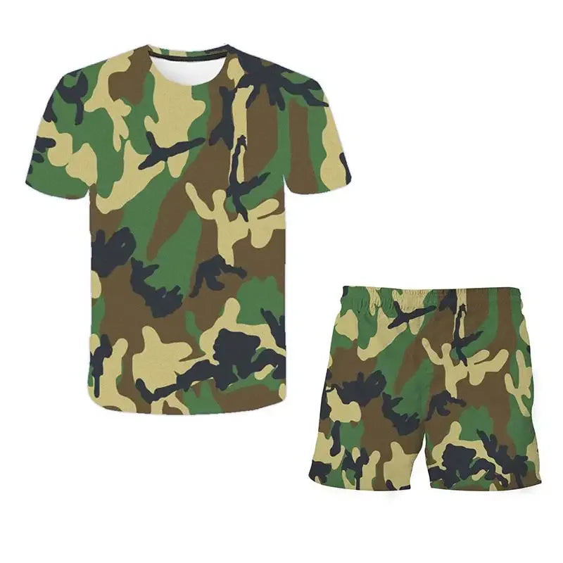 Kids Camouflage Clothing Set for Outdoor Adventures 22039 Kids boys