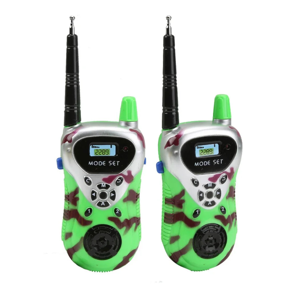 2Pcs Set Walkie Talkies for Kids 50M Range Toys
