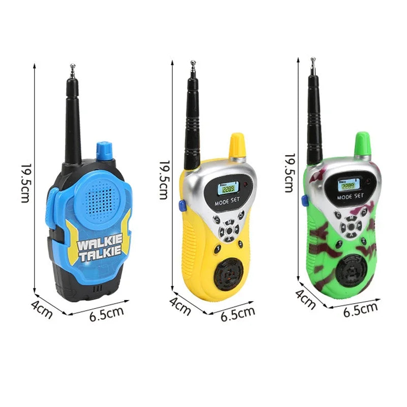 2Pcs Set Walkie Talkies for Kids 50M Range Toys