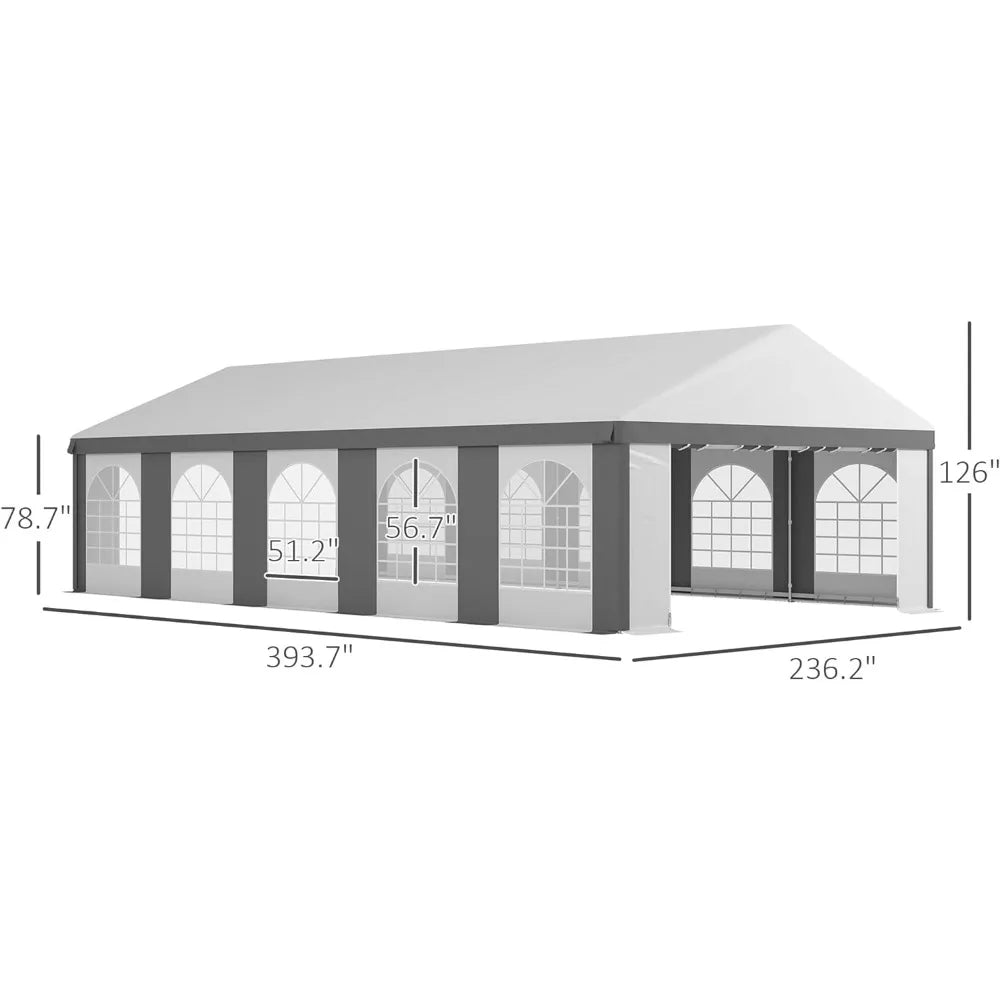 Large Party Or Canteen Tent With Removable Sidewalls Tent