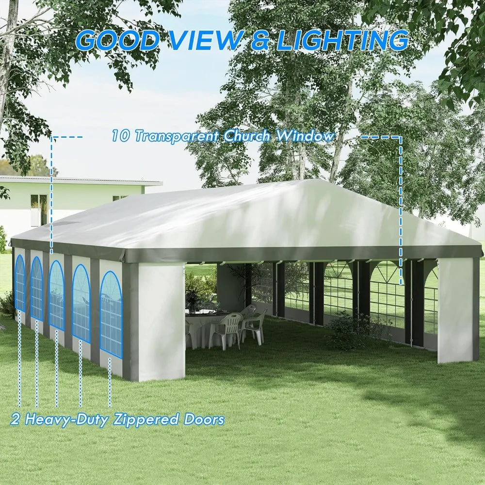 Large Party Or Canteen Tent With Removable Sidewalls Tent