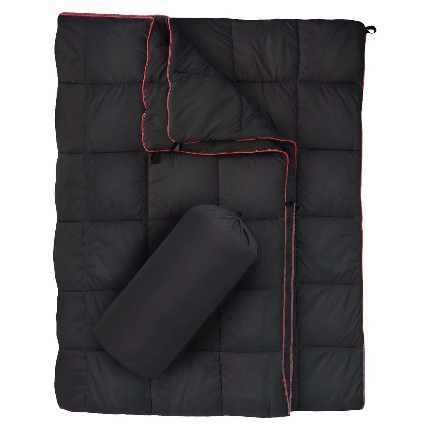 Lightweight Camping Blanket by Military-Outdoors.com Black Blanket