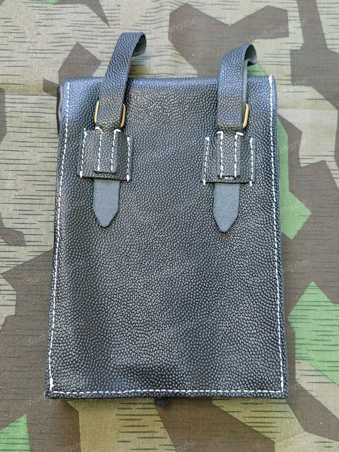 WWII German Officer M35 Leather Map Case Replica