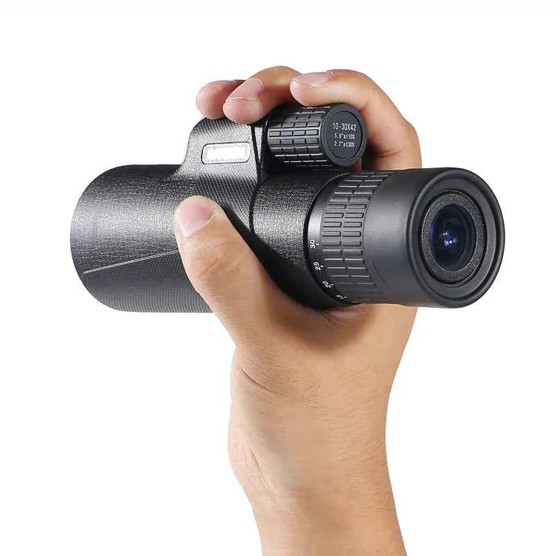 Military Grade Binoculars and Telescope for Adventures Zoom 10-30X42 Binocular