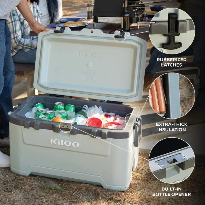 Igloo Hard Cooler Box for Outdoor Adventures 25-72 QT Military-Outdoors.com