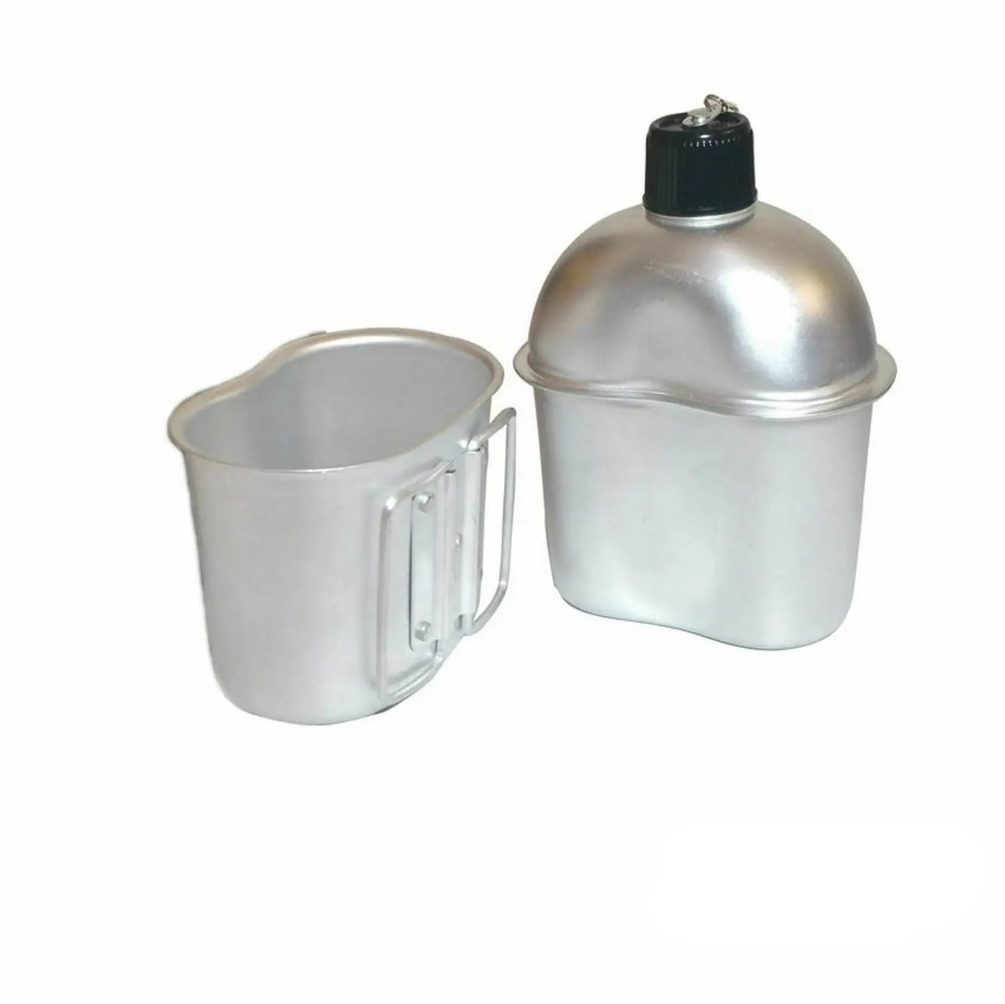 Aluminum cup and dome-shaped container on a white background with 'jianbiao' logo.