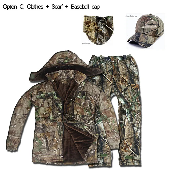 Military Camouflage Suit for Tactical Outdoor Adventure Option C Suit
