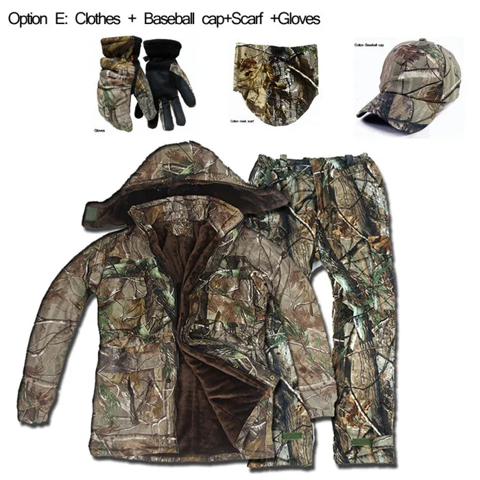 Military Camouflage Suit for Tactical Outdoor Adventure Option E Suit