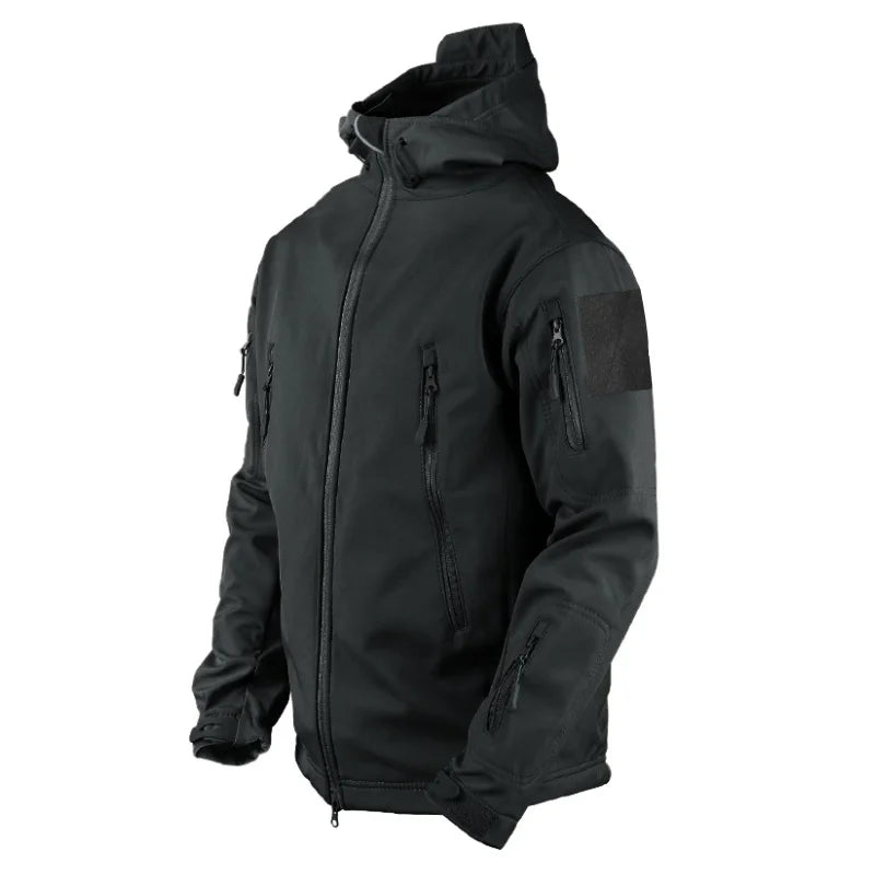 Military Combat Softshell Suit for Tactical Adventures Black 33 Suit