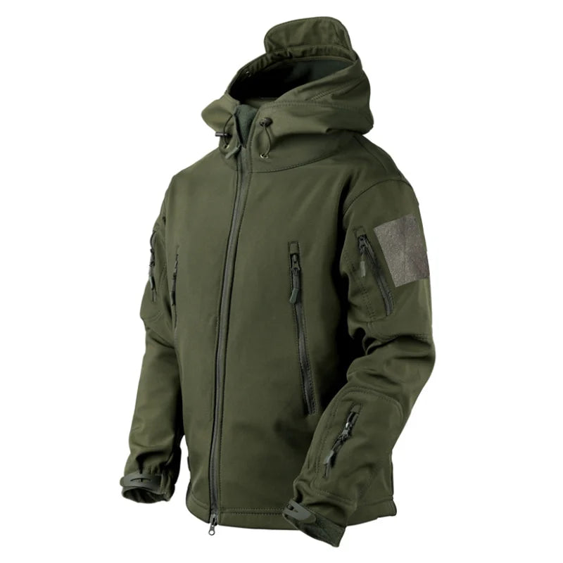 Military Combat Softshell Suit for Tactical Adventures Army green 11 Suit