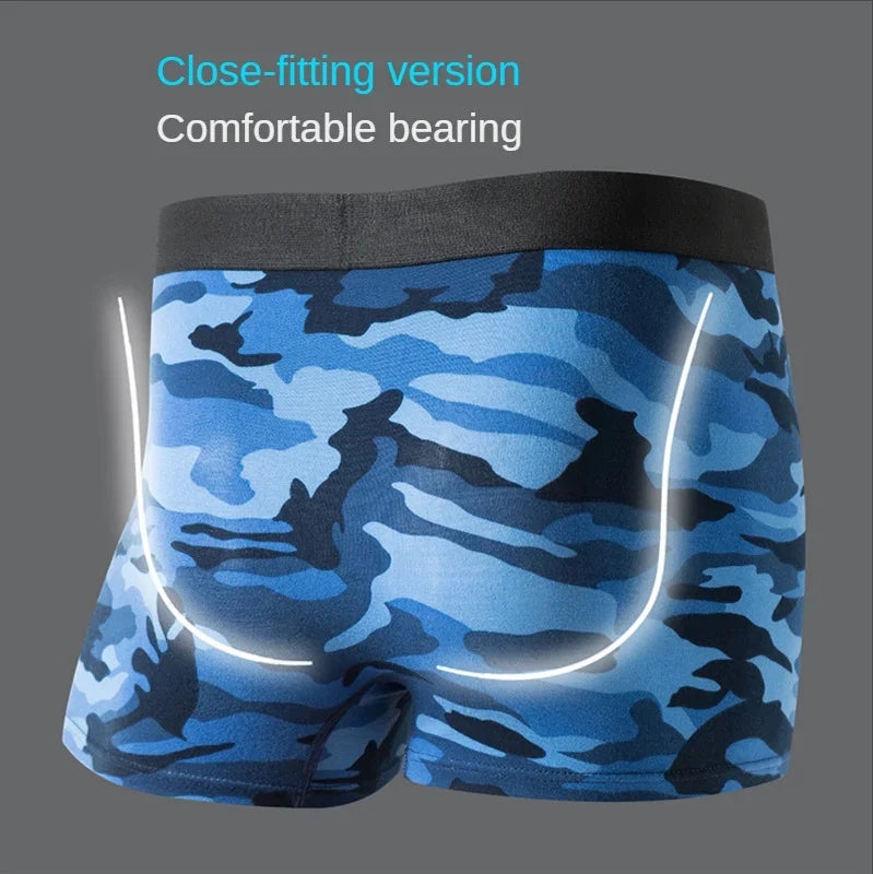 Military Mens Cotton Boxers Panties Underwear