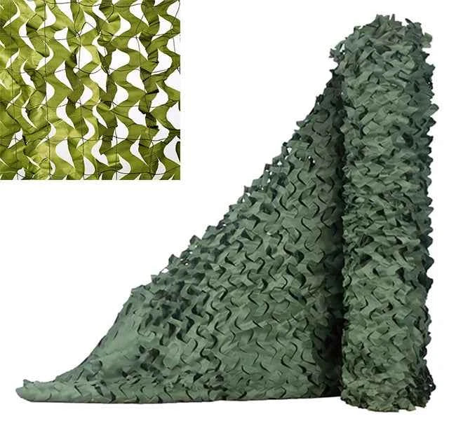 Military-Grade Camouflage Cover for Outdoor Use Army Green Nets
