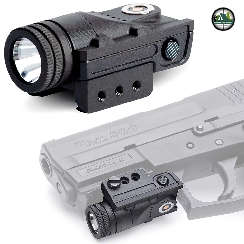 600 Lumens Tactical Flashlight for Pistols Rifles 600 Lumens Light