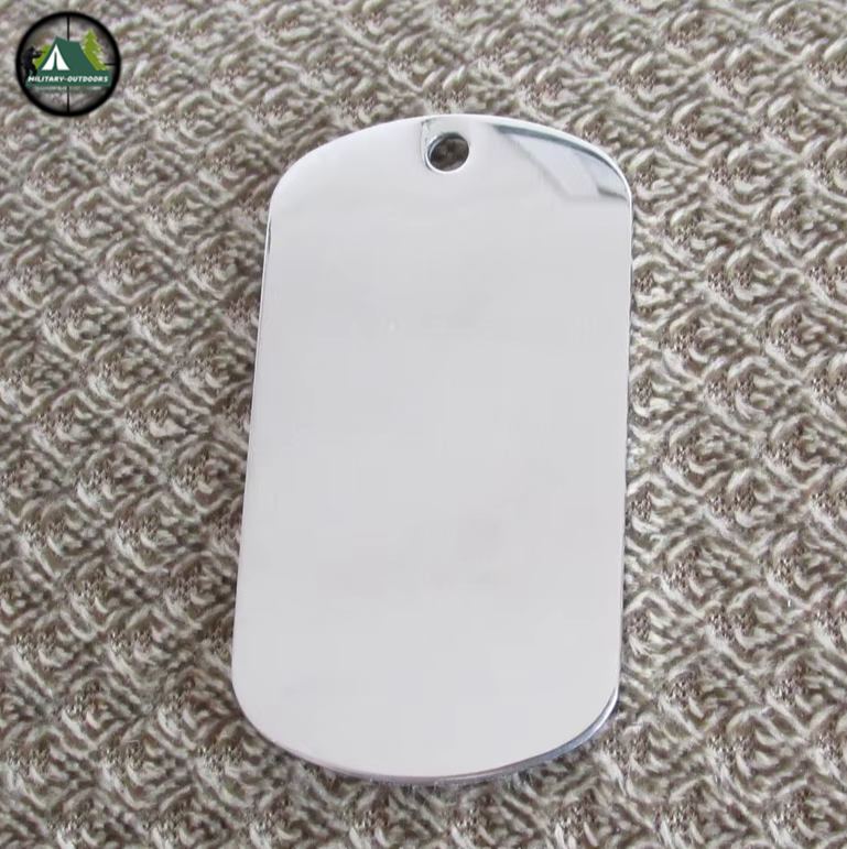 500pcs Lot Blank Army Dog Tags for Laser Engraving DogTag