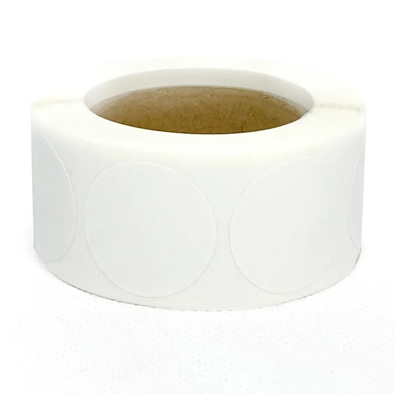 Roll of fluorescent round labels 25mm white stickers for shooting target marking from Military-Outdoors.com