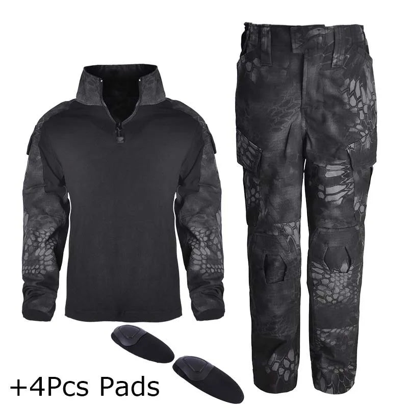 Kids US Army Tactical Military Uniform Costume