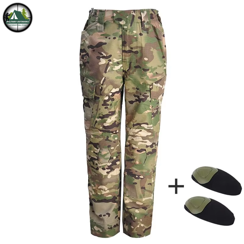 Kids US Army Tactical Military Uniform CP pants Costume