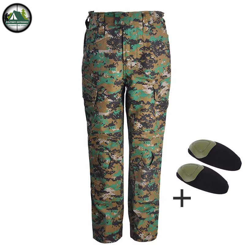 Kids US Army Tactical Military Uniform jungle digital pants Costume