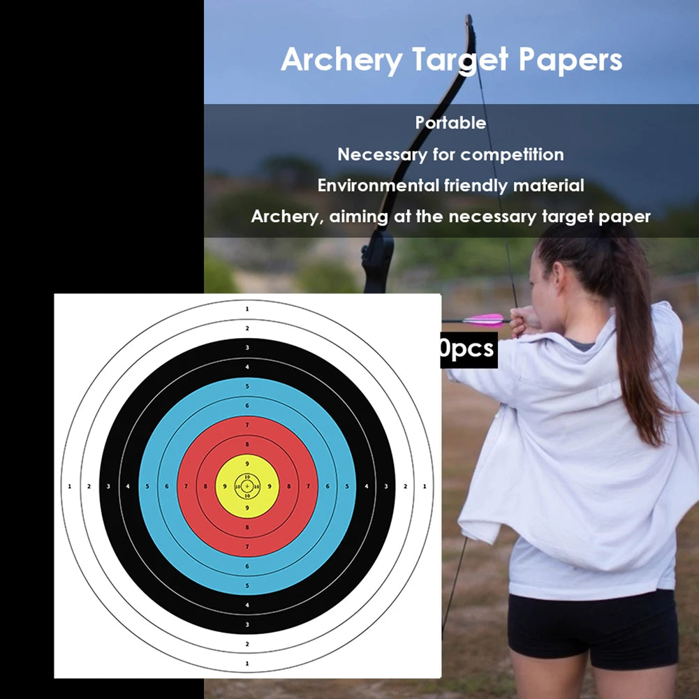 10pcs Lot 40x40cm Professional Shooting Targets ShootingTarget