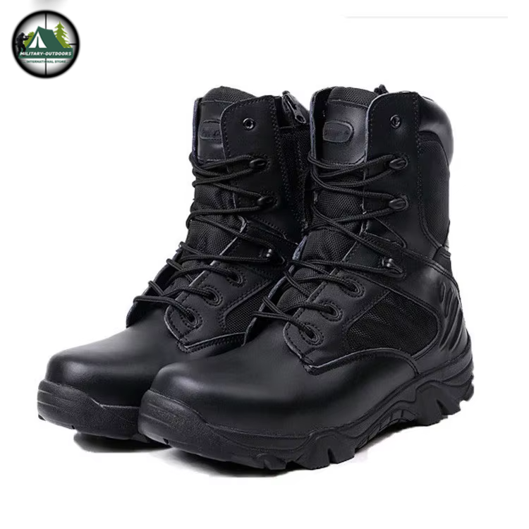 Military-Outdoors Special Forces Ankle Boots - Tactical Gear Black Tactical Boots