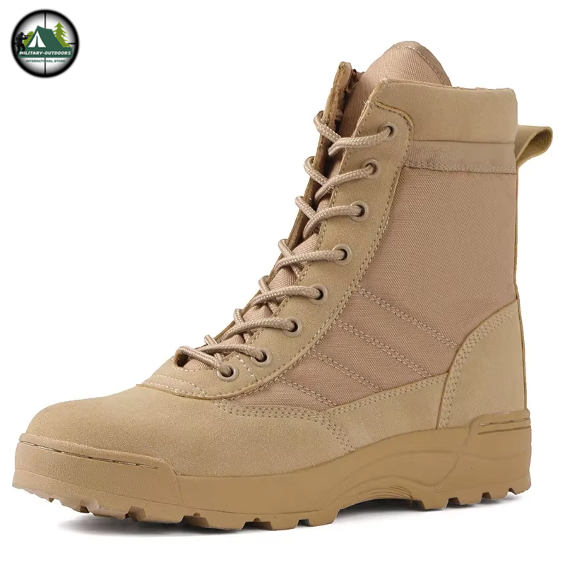 Military-Outdoors Special Forces Ankle Boots - Tactical Gear SAND Tactical Boots
