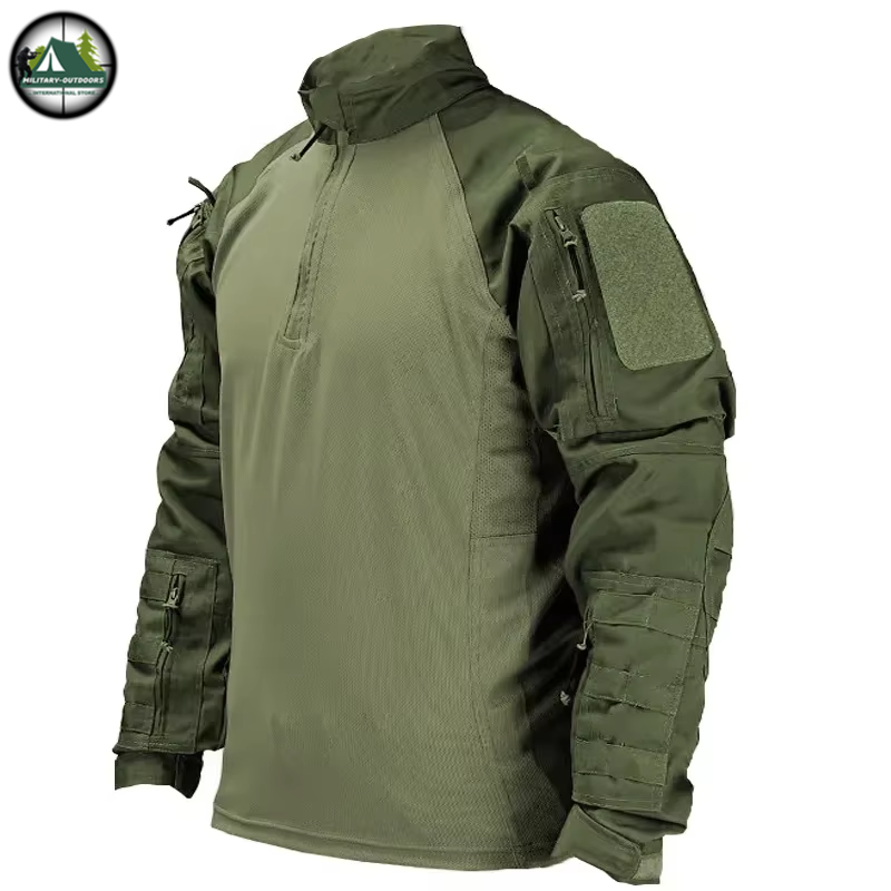 Tactical Combat Long Sleeve T-Shirts Green Tactical T-Shirt