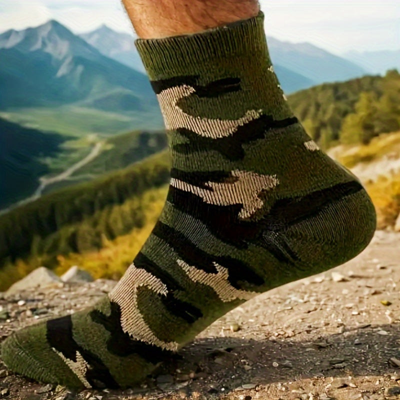 Trendy Crew Socks Pack for Outdoor Adventures Socks