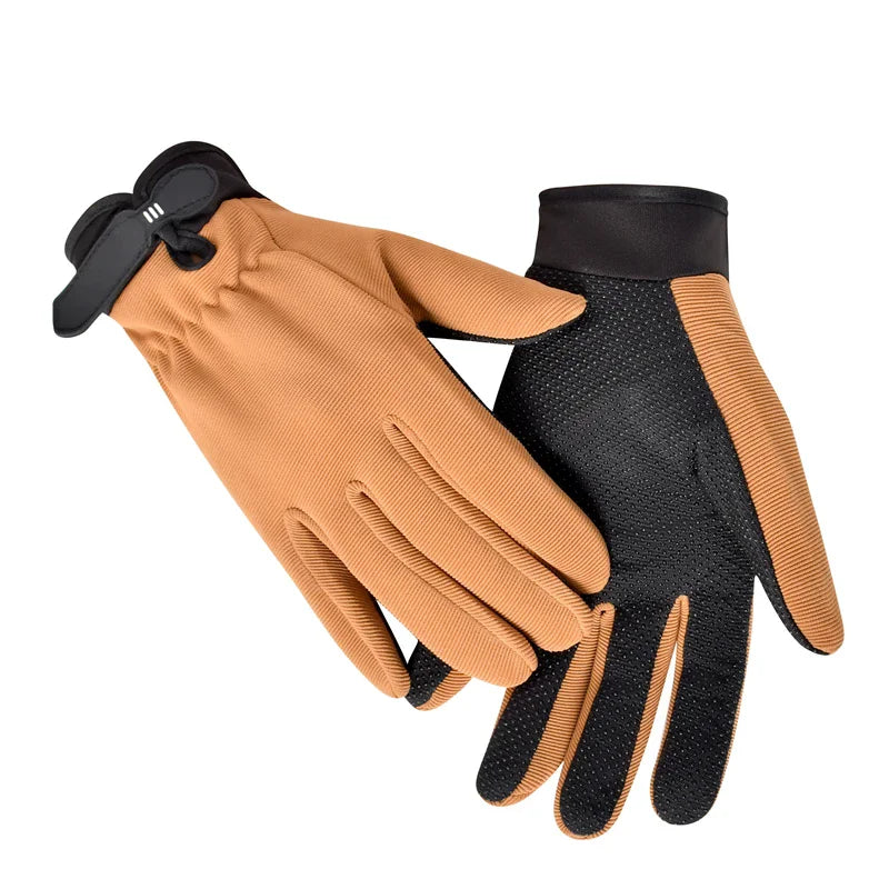 Antiskid Military Style Work Camo Gloves Khaki Gloves