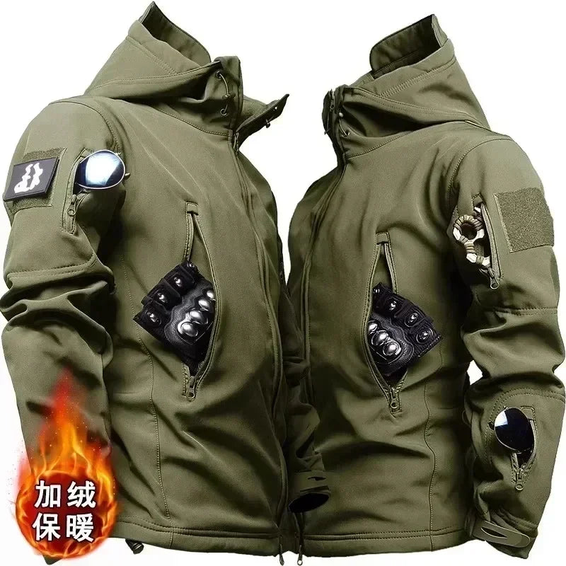 Military Winter Jacket - Tactical Fleece Outdoor Gear green jacket only Jacket