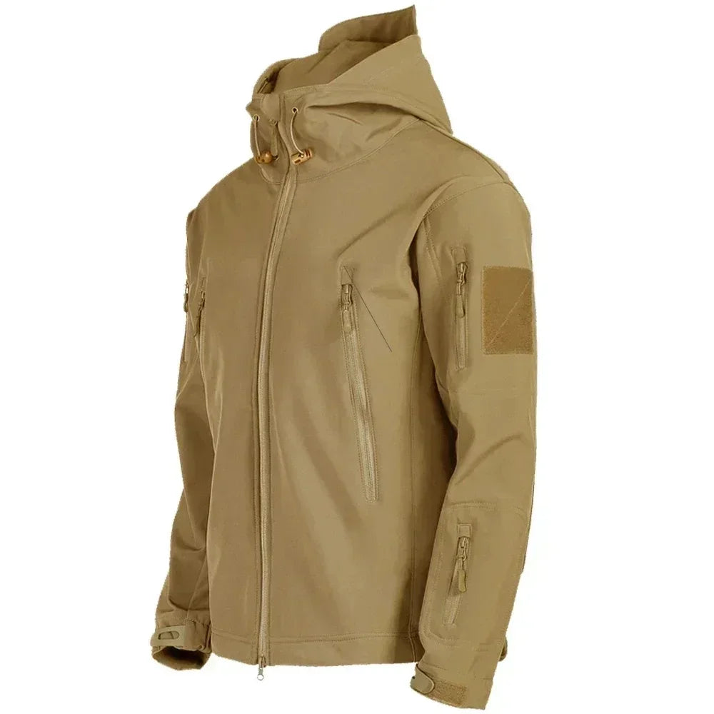 Military Winter Jacket - Tactical Fleece Outdoor Gear khaki jacket only Jacket