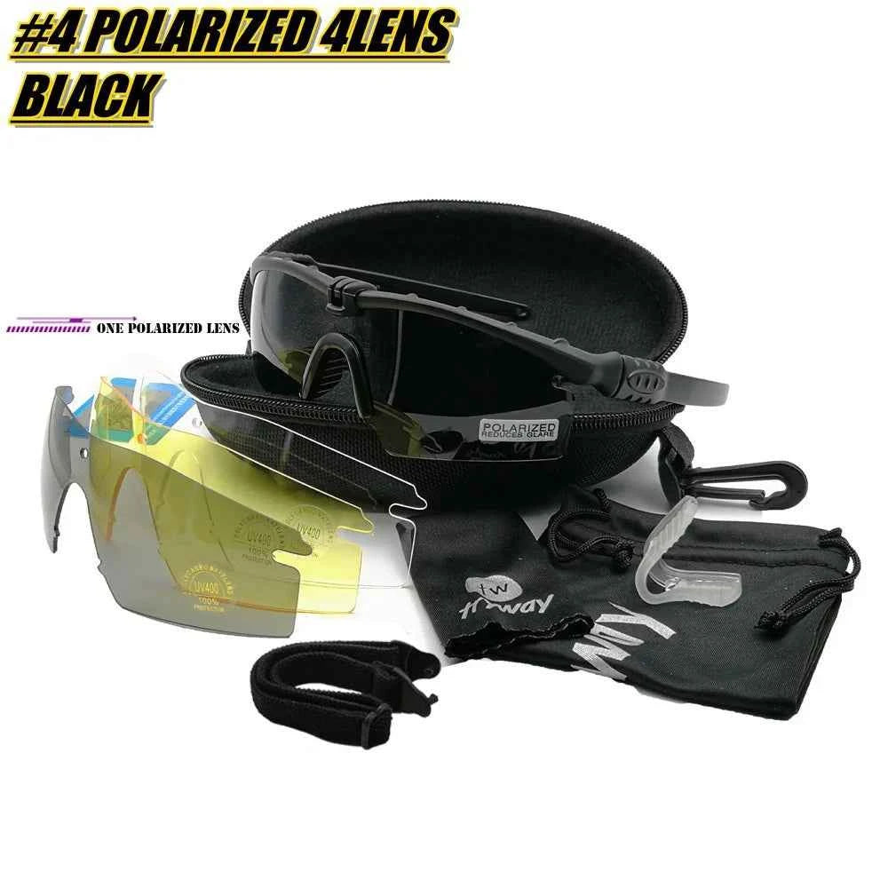Protection Military Shooting Glasses 4 Sunglasses