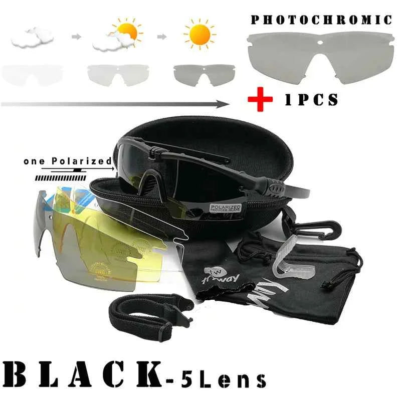 Protection Military Shooting Glasses 4-ph Sunglasses