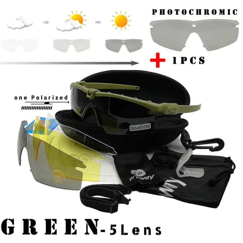 Protection Military Shooting Glasses 6-ph Sunglasses