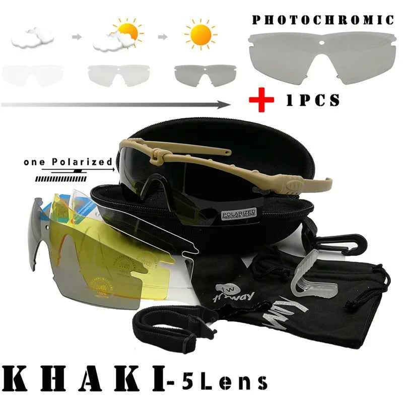 Protection Military Shooting Glasses 5-ph Sunglasses
