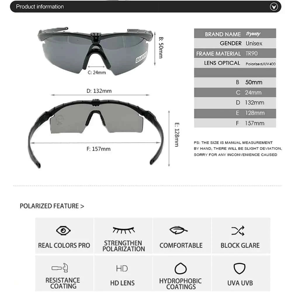 Protection Military Shooting Glasses Sunglasses