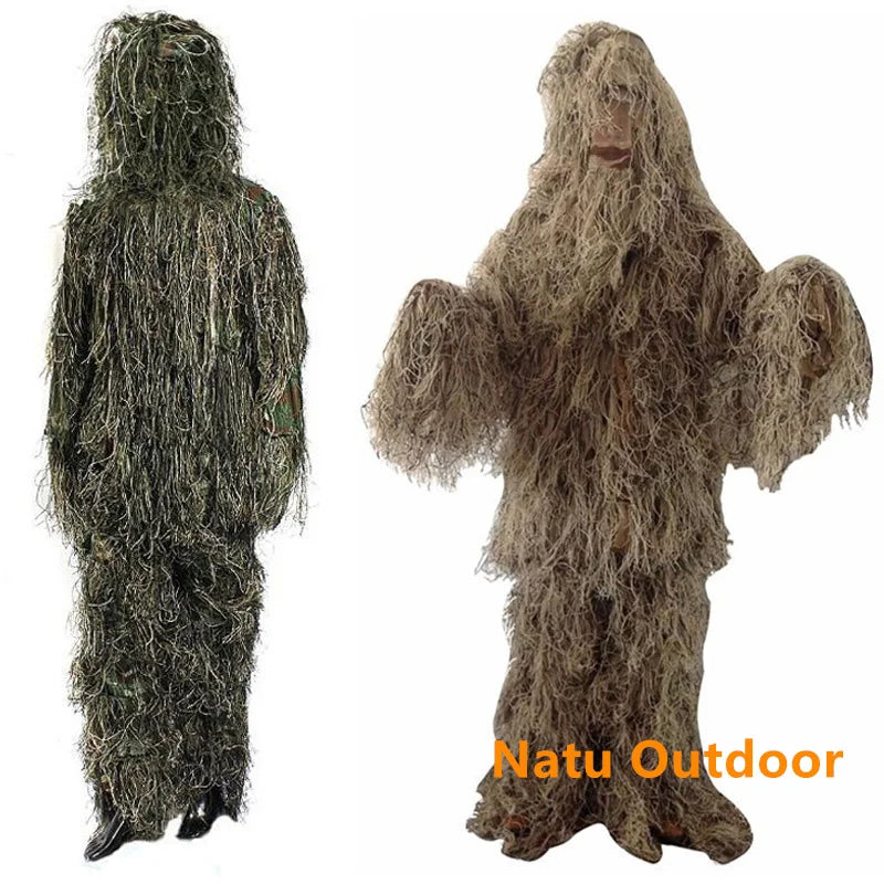 Adult and Kids Tactical Camouflage Ghillie Suit Camouflage Suit