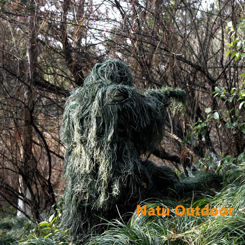 Adult and Kids Tactical Camouflage Ghillie Suit Camouflage Suit