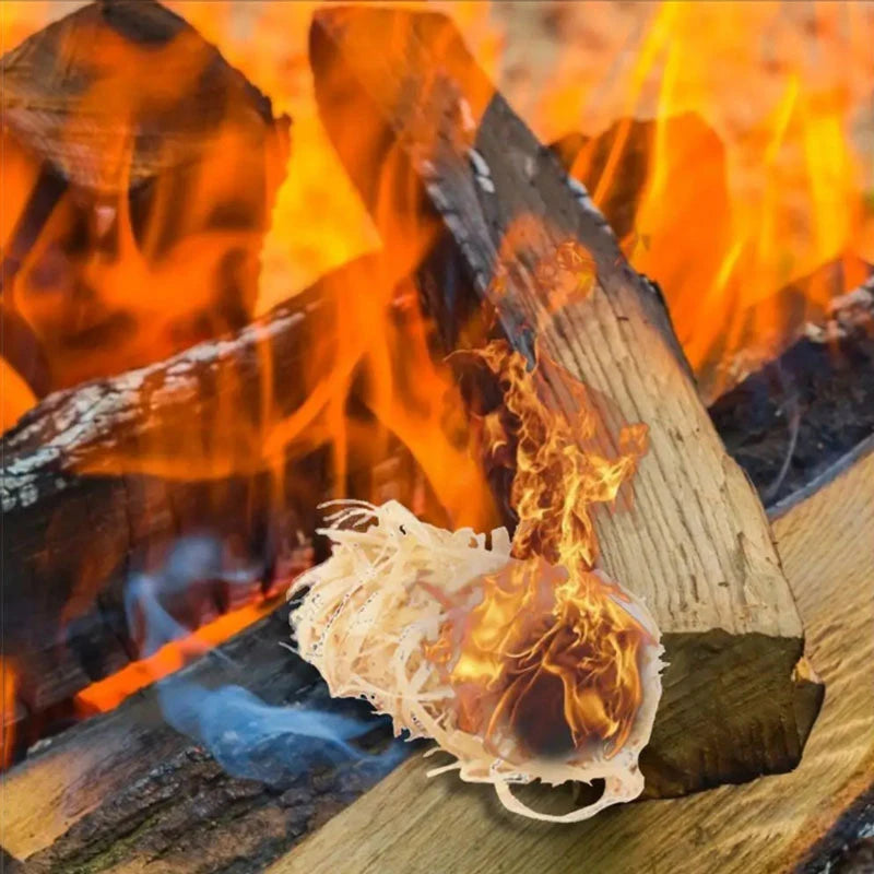 8 Pcs Natural Pine Fire Starters for Camping Camping