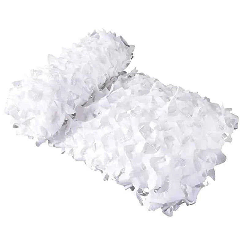 Military-Grade Outdoor Camo Net - Various Sizes Available White Nets